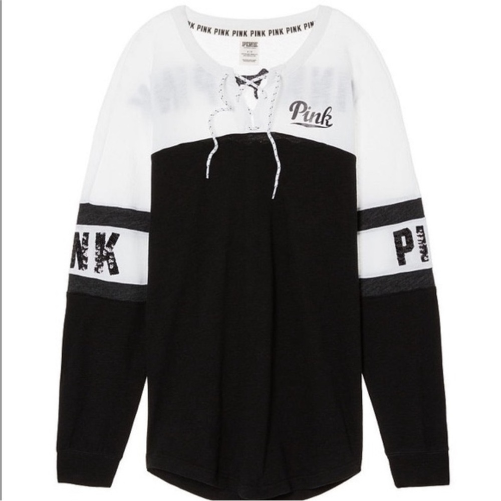 PINK Long Sleeve Bling Shirt